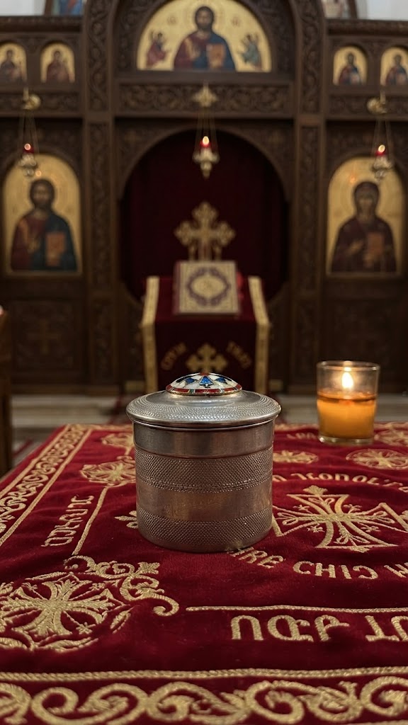 حق ذخيرة للجسد والدم المقدس – فضي