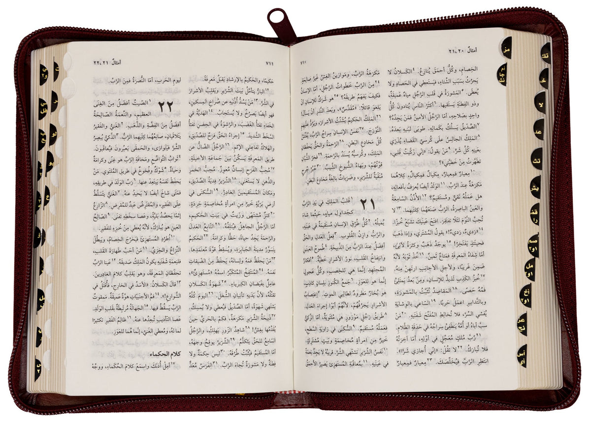 45TIZ كتاب مقدس خط متوسط بالفهرس بسوستة