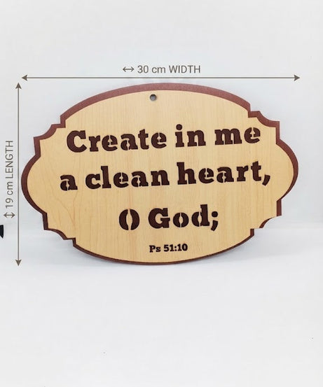 CREATE IN ME A CLEAN HEART O GOD